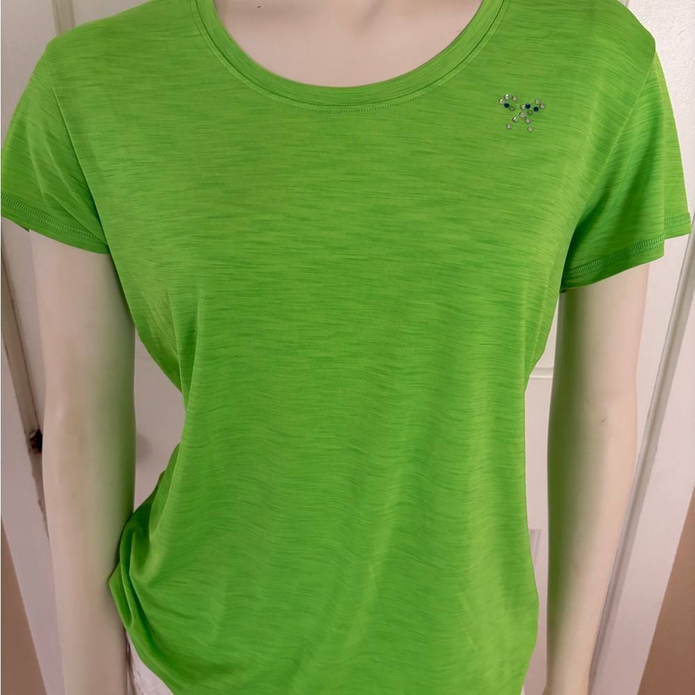 Under Armour Green Fitted T-Shirt Short Sleeve